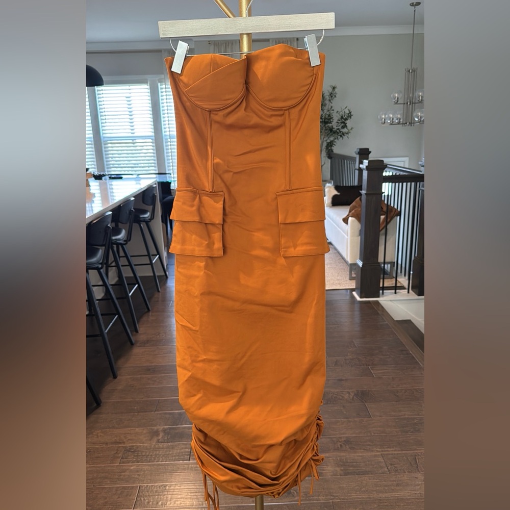 Orange Hanifa Dress